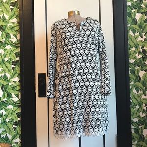 Mod Bell Sleeve Crochet Dress